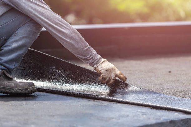 Professional Basement Waterproofing technician working in Westwood, NJ